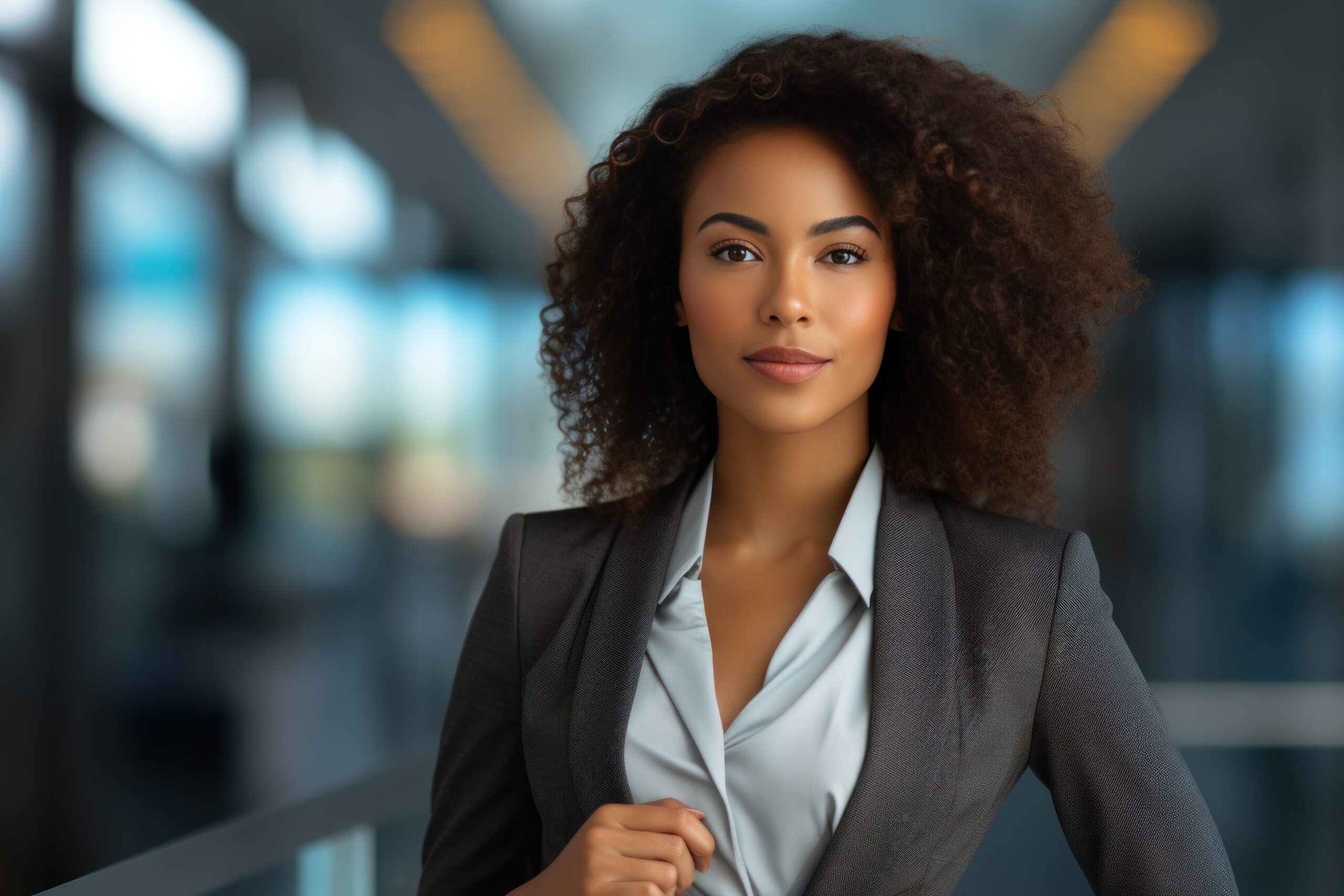 Beautiful african american businesswoman
